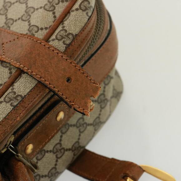 GUCCI GG Supreme Boston Bag Pvc Beige - Picture 7 of 16
